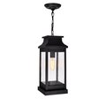 Cwi Lighting Milford 1 Light Outdoor Black Pendant 0418P7L-1